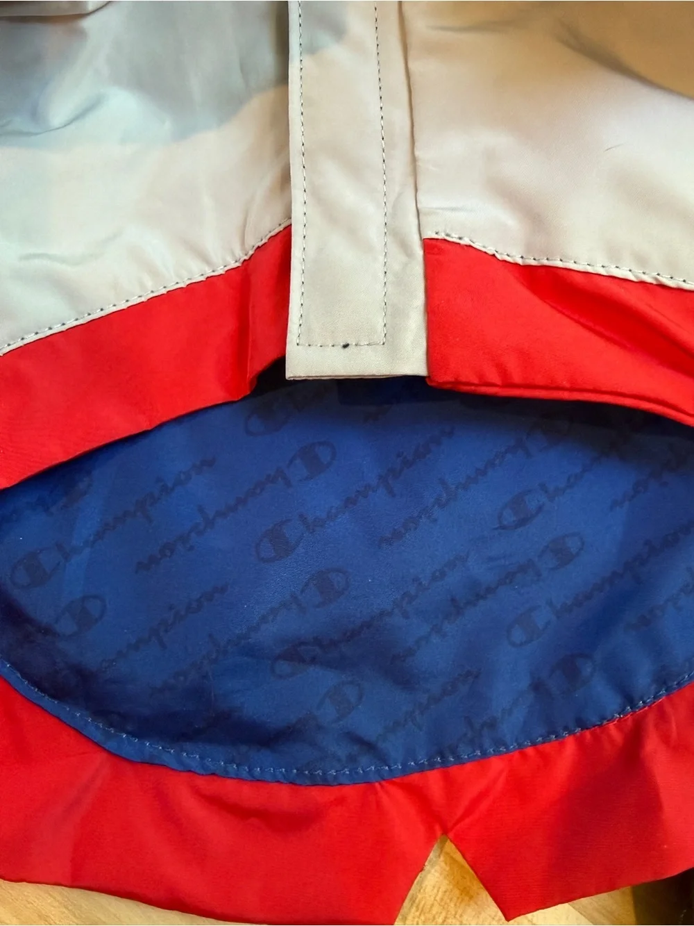Champion Dog Colorblock Hooded Raincoat, Size Small